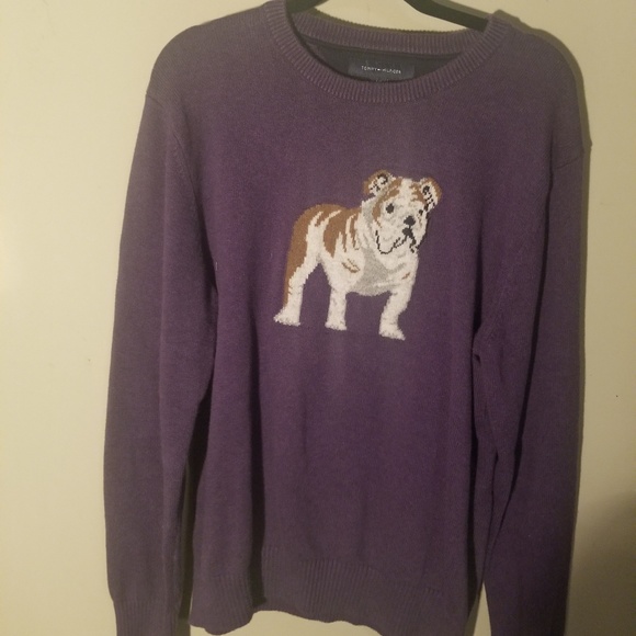 tommy hilfiger bulldog sweater